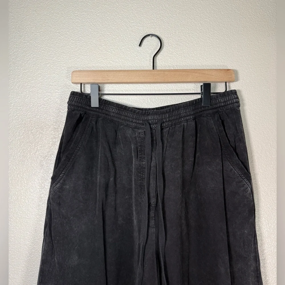 Anthropologie Saturday Sunday Eudora Cropped Wide-Leg Pants Medium Petite B6 - Picture 6 of 12